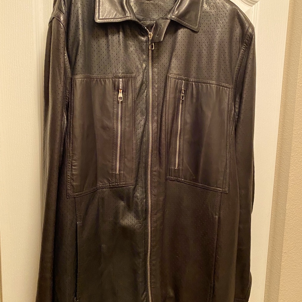 Leather jacket Louis Vuitton